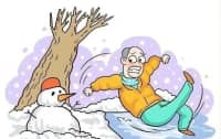 雪天路滑易摔倒！這份防摔倒秘籍一定用得上……
